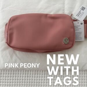 lululemon athletica Pink Belt Bag NWT